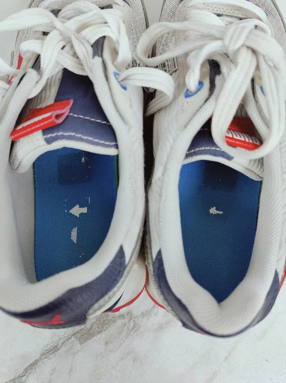 Puma Men's Future Rider S&S Sneakers Glacier Gray White High Risk Red, Sz 7.5